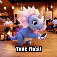 Time Flies Technology GIF by Divineasaur
