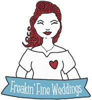 Rockabilly Hochzeitsplaner Sticker by FreakinFineWeddings