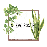 New Post Plants Sticker