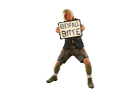 WolfgangSaufi party festival artist singer Sticker