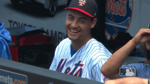 Ny Mets Smile GIF by New York Mets
