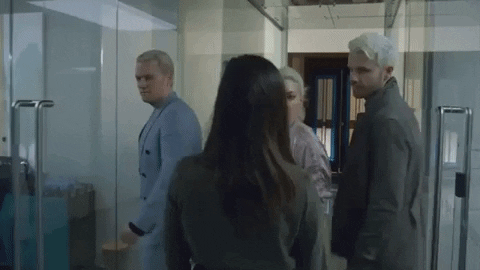 thealtsource giphygifmaker olivia munn 1x04 the rook GIF