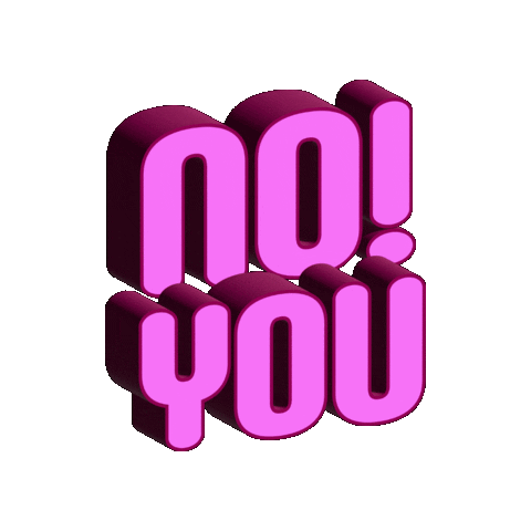 briandunaway giphygifmaker no you Sticker