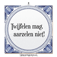 Nl Reflectie Sticker by Tegelspreuken.nl