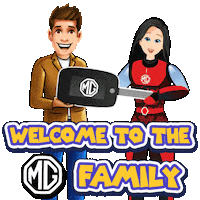 mgmotor christmas india cars new year Sticker