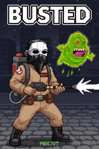 ABCNT halloween ghost cosplay ghostbusters GIF