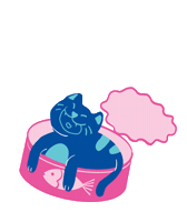 Cat Meow Sticker by GO-VIET