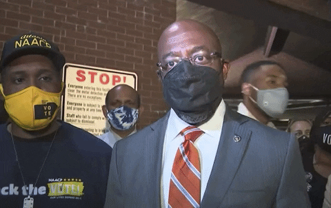 Raphael Warnock GIF by GIPHY News