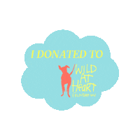 wahf dogs charity donate adopt Sticker