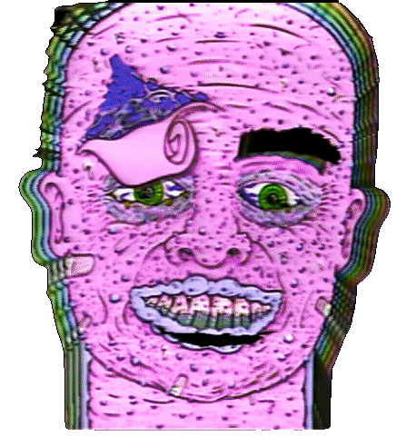 Glitch Malibuken Sticker by #BASILIO