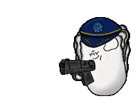 Police Seafood Sticker