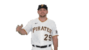 Major League Baseball Hello Sticker by Pittsburgh Pirates