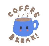 ragebunnyy coffee tired drinks cup Sticker