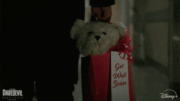 Feel Better Teddy Bear GIF by Marvel Studios