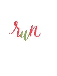 Christmas Running Sticker