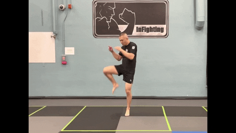ritchieyip giphygifmaker kickboxing right knee GIF