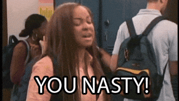 Disgusted Go Away GIF