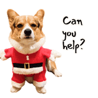 Corgi Help Sticker