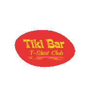 Tikibart tiki bar tiki bar t-shirt club Sticker