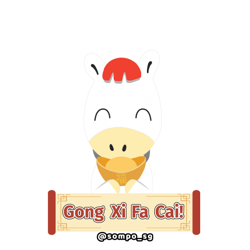 Happy Chinese New Year Sticker by Sompo Singapore