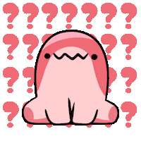 Question Mark Love Sticker by Frutti Dino