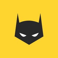 Millmotion loop design mask batman GIF
