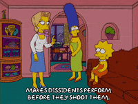 perform marge simpson GIF
