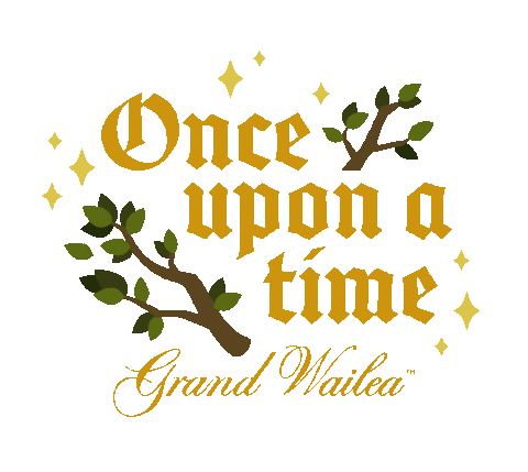 Once Upon A Time Grandwailea Sticker by Grand Wailea, a Waldorf Astoria Resort