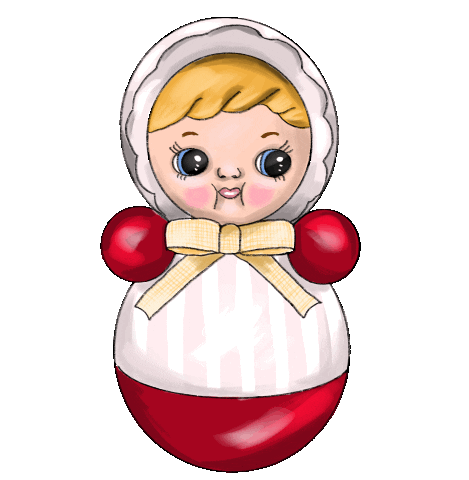 Lucyloveschocolate kawaii roll doll Sticker