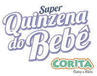 coritababyekids corita corita baby kids corita logo quinzena do bebe Sticker