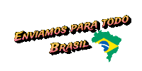Enviamos Para Todo Brasil Sticker by AslanShop