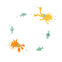 Kids Swimming Sticker by Omaq