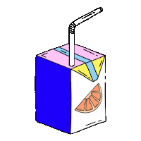 Summer Orange Sticker by Moli Fernyx