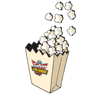Vintage Popcorn Sticker by Teatrino de los Andes