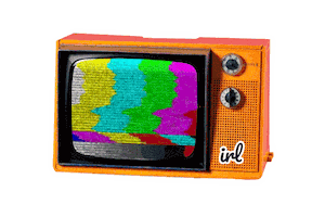 irl_app tv retro television together Sticker