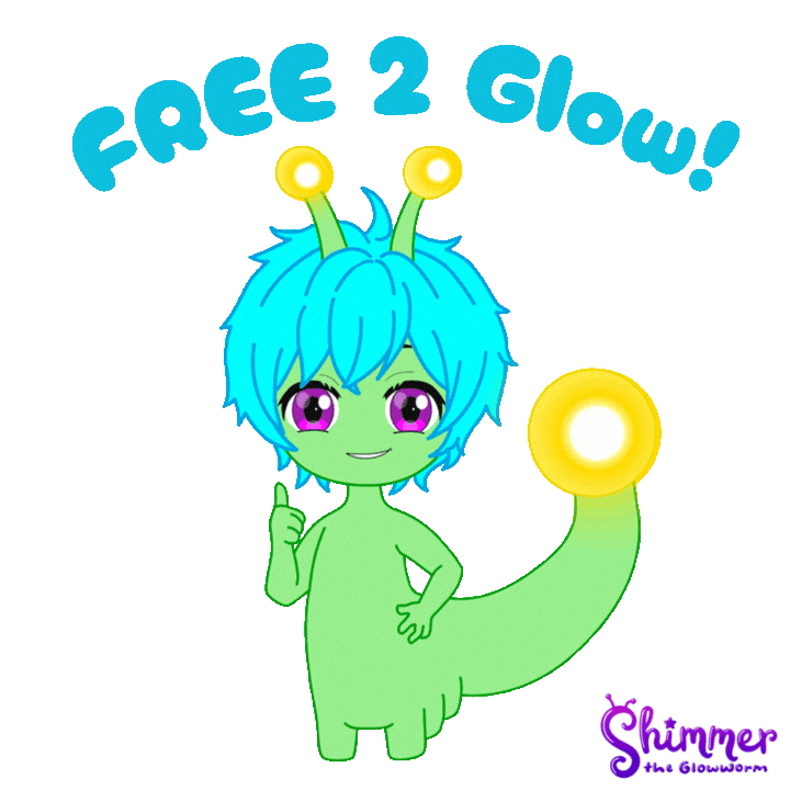 Good Vibes Yes Sticker by ShimmertheGlowworm