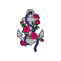 Tail Anchor Sticker by Greek Swag Pack