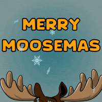 DoYouMoose christmas snow nft merry christmas GIF