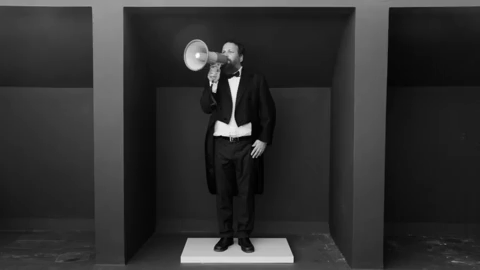 megaphone sound art GIF