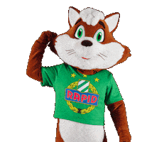 Rapid Wien Fox Sticker by SK Rapid