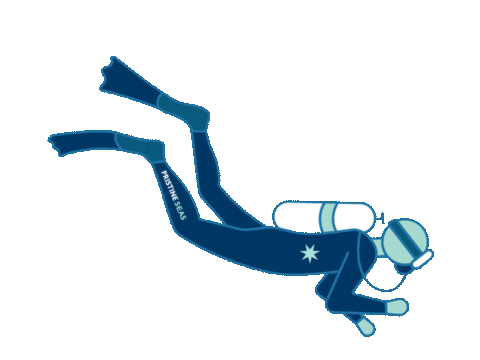 Scuba Diver Sticker by NatGeoPristineSeas