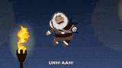 exclaiming falling GIF by South Park 