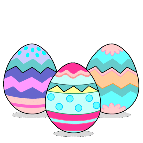 Easter Bunny Cute Cat Sticker by Silly Kitties