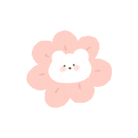 sumheastudio art pink illustration bear Sticker