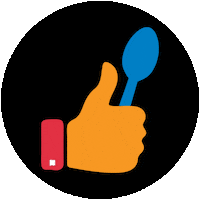 eatsogoodph food like thumbs up yummy Sticker