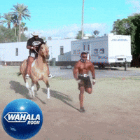 Get Out Running GIF by Wahala Room