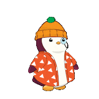 Snow Angels Sticker by Pudgy Penguins