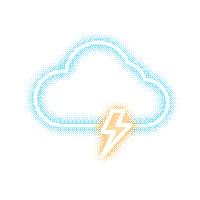 gyhwa weather sunny thunderstorm cloudy Sticker