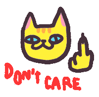 Cat Sticker by Satin