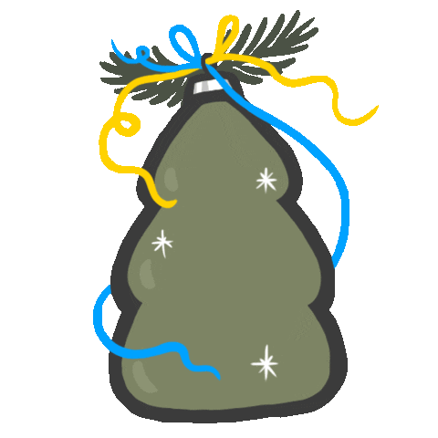 New Year Tree Sticker